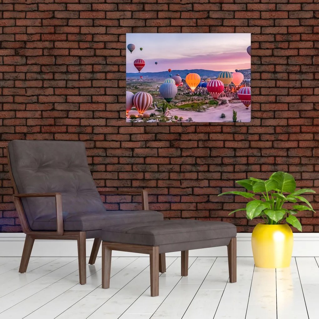 Obraz - Balony na ogrzane powietrze (70x50 cm)