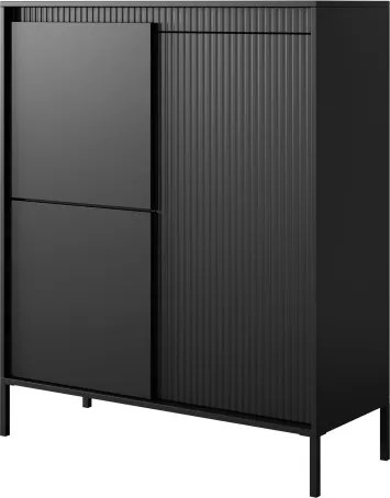 Wysoka Komoda SENSO 3D push-to-open