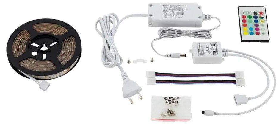 Eglo 97927 - RGB LED elastyczna taśma 10W 230V IP20 2m z ściemniaczem