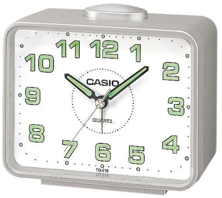 Casio - Budzik 1xLR14 srebrny