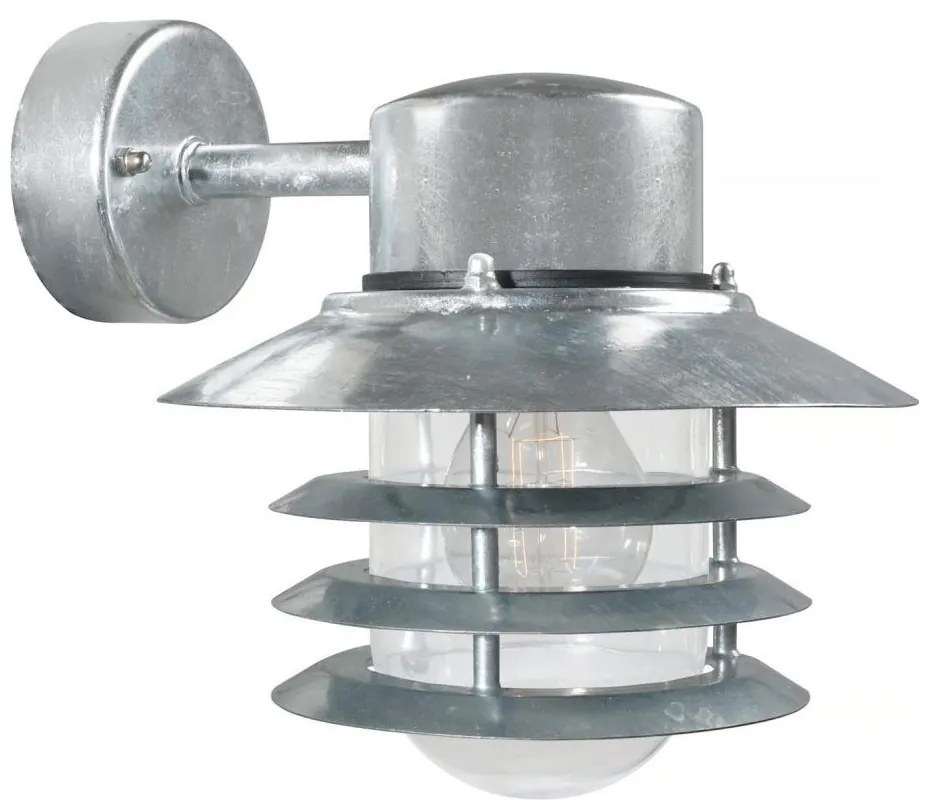 Nordlux - Kinkiet zewnętrzny VEJERS 1xE27/60W/230V IP54 srebrny