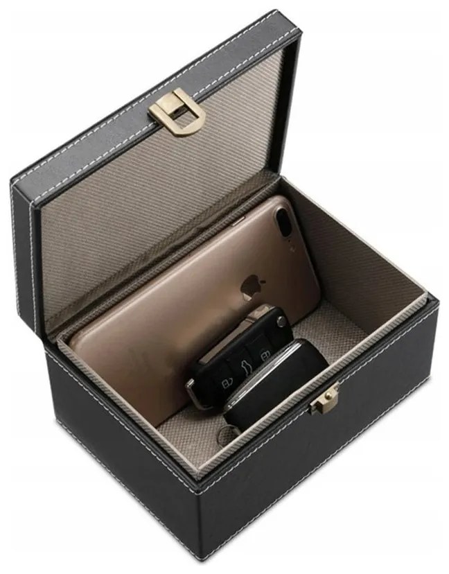 Klatka FARADAYA PUDEŁKO DUŻE 17CM NA KLUCZE do Samochodu Keyless Karty Etui