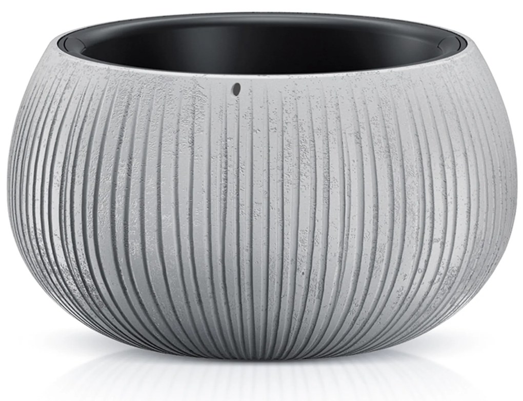 Donica ogrodowa Beton Bowl 37 cm szary PROSPERPLAST