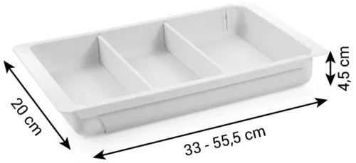 Tescoma Regulowana organizer do szuflady FlexiSPACE 330-555 mm