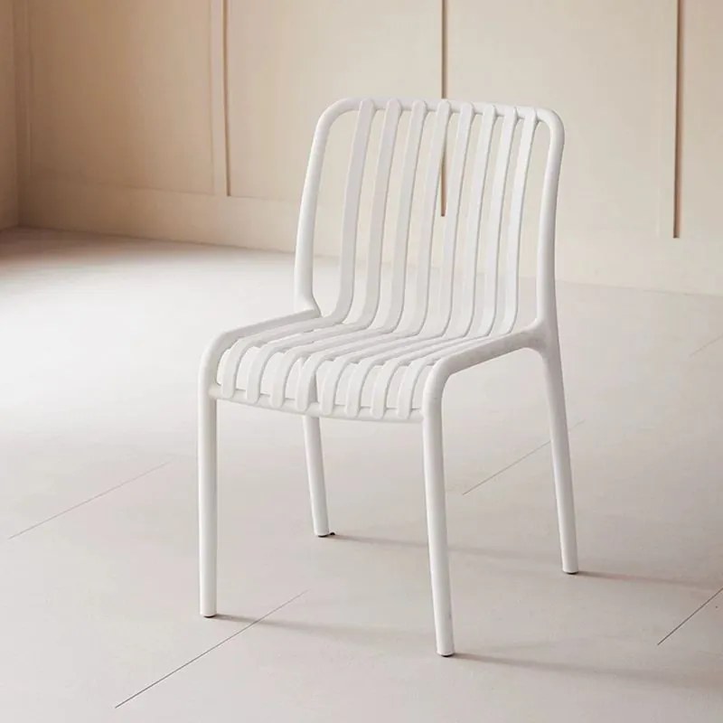 Plastowe krzesło TREGO, białe