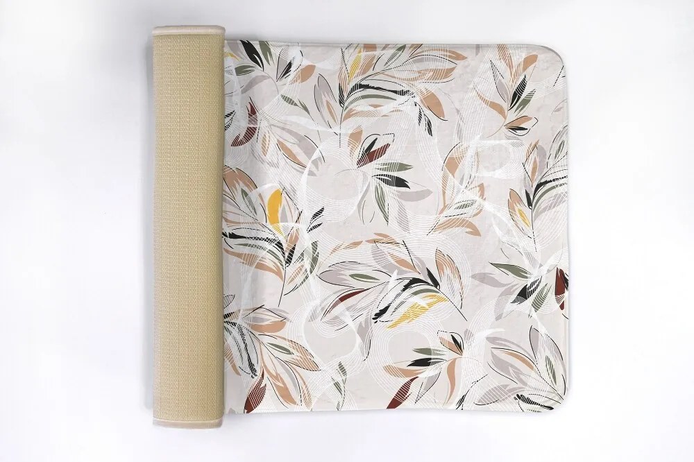 Dywanik łazienkowy antypoślizgowy Dywanik łazienkowy antypoślizgowy Rośliny Abstrakcja