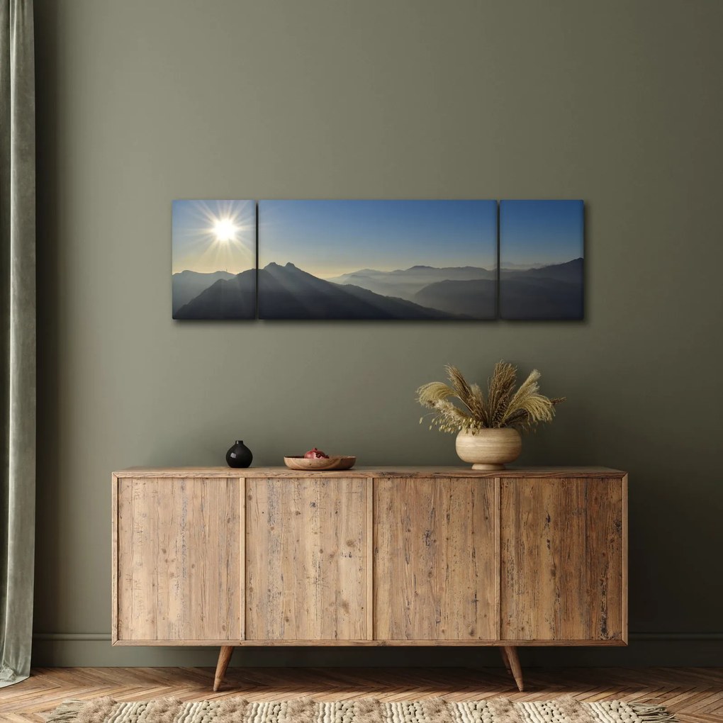 Obraz - Nad szczytami gór (170x50 cm)
