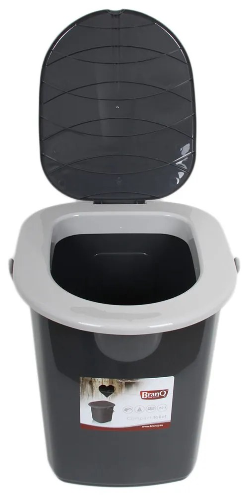 Przenośna toaleta turystyczna / wiadro 22 l BRANQ + GRATIS