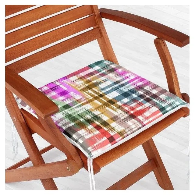 Poduszka na krzesło 40x40 cm Colour Crisscross – Mila Home