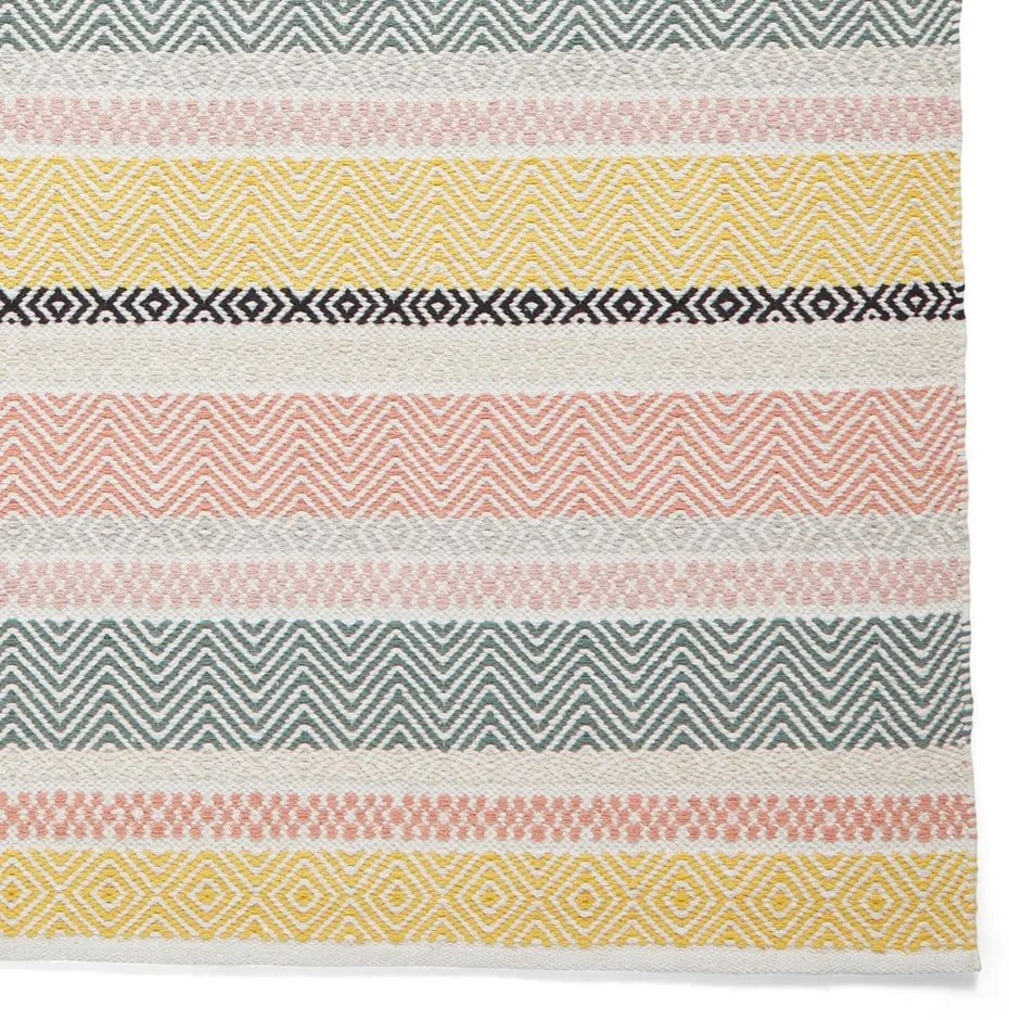 Bawełniany dywan tkany ręcznie 80x150 cm Cascade Pastel Multi – Think Rugs