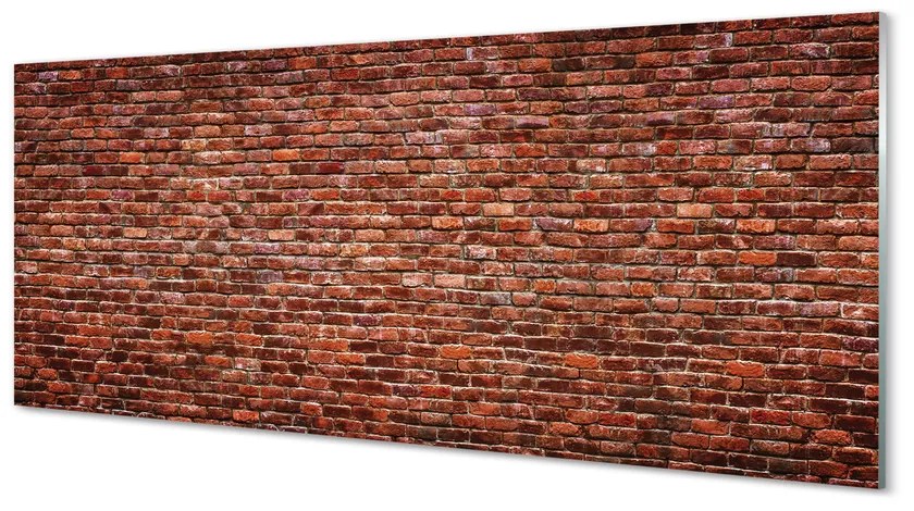 Szklany Panel Kamień cegła mur