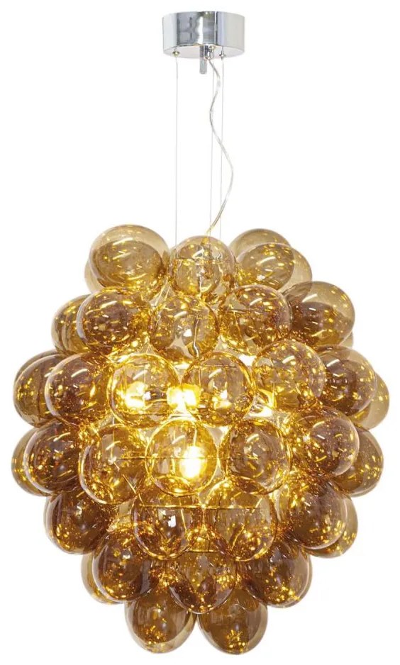 ByRydens 4202230-5512 - Żyrandol na lince DELUXE 4xE14/5W/230V dymny/brązowy