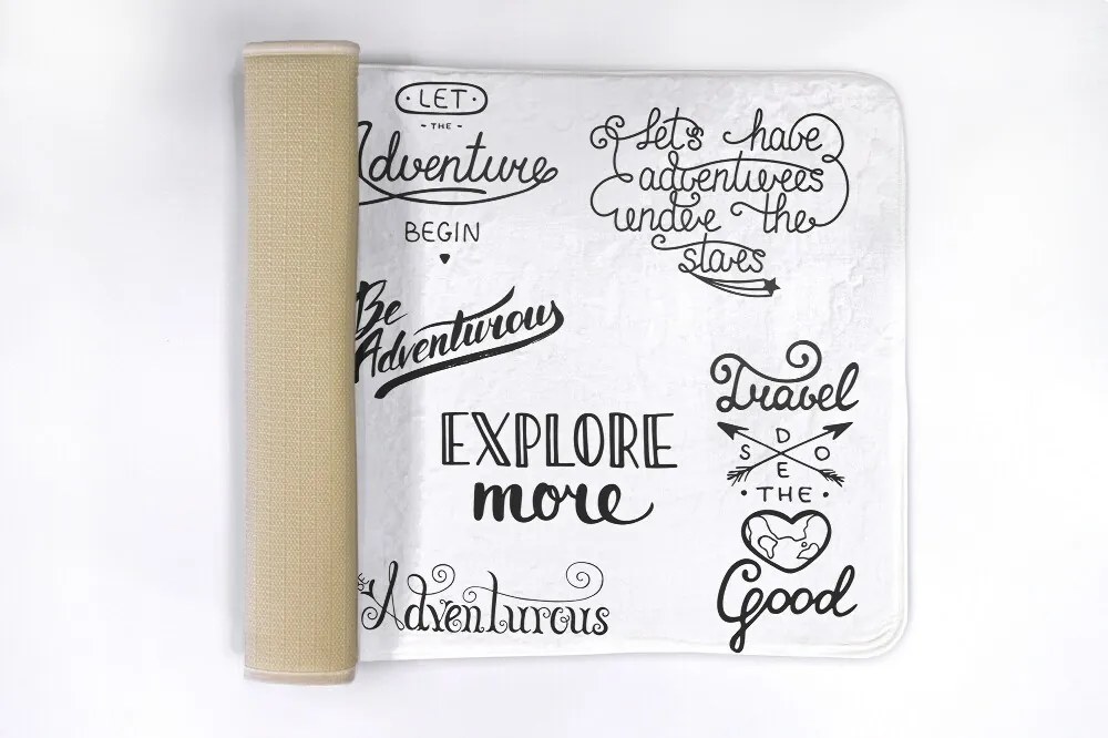 Dywanik antypoślizgowy do łazienki Dywanik antypoślizgowy do łazienki Przygoda Motywacja