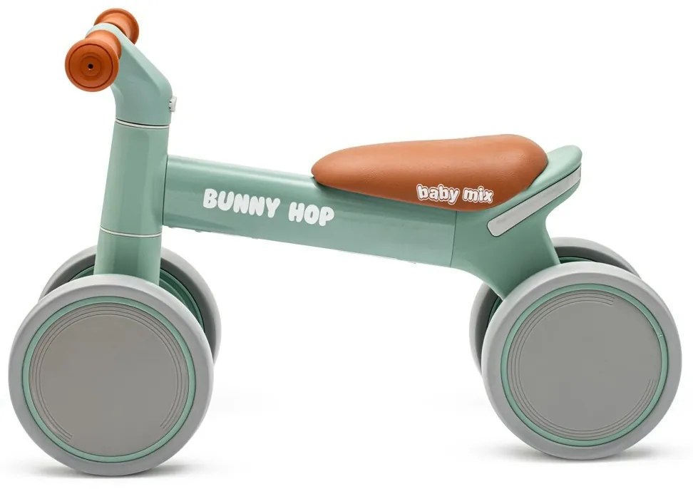 Baby Mix Odpychacz dla dzieci Bunny Hop Ultralight, zielony