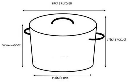 Kitchisimo Garnek ze stali nierdzewnej z pokrywką Chef, 8,6 l, 24 cm