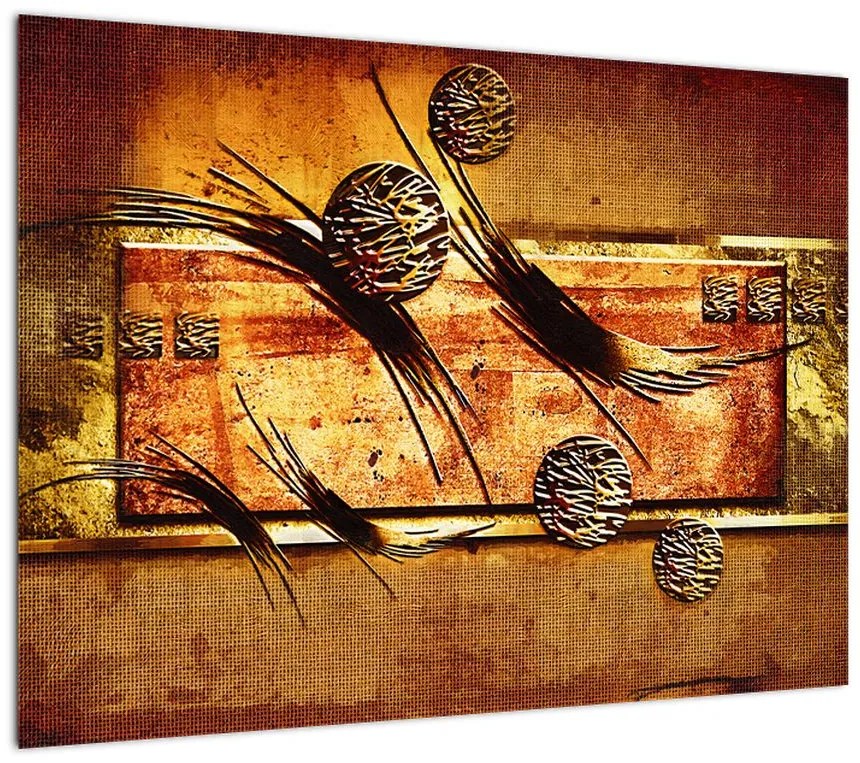 Obraz abstrakcji (70x50 cm)