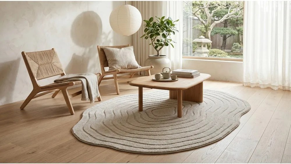 Beżowy dywan 160x230 cm Pebble – ESTE