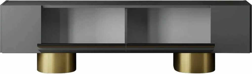 Stolik pod telewizor Bohem Anthracite and Gold