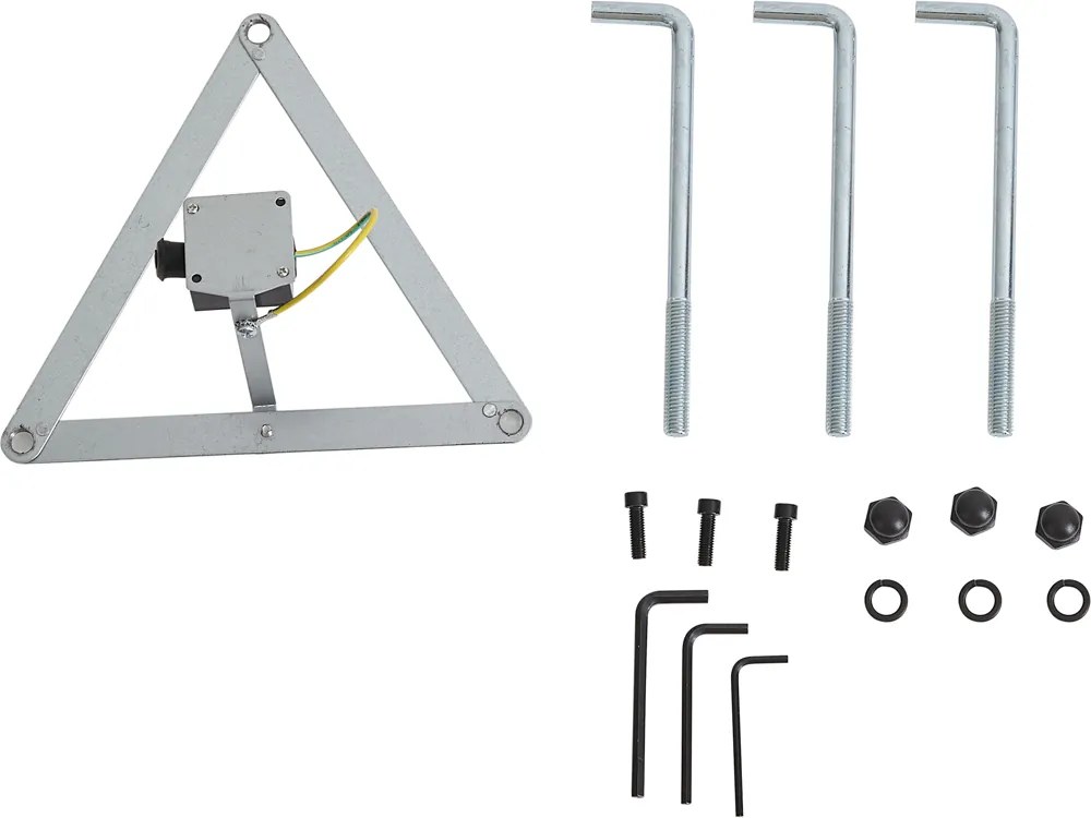 Klasyczny lampion ogrodowy czarny 200 cm IP44 - Daphne