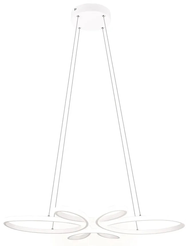 Biała lampa wisząca LED Fly – Trio