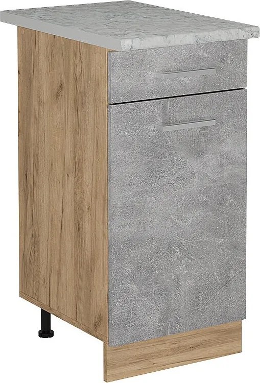 Szafka dolna do kuchni beton 40x60x81.6 r-line