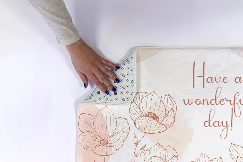 Dywanik do łazienki Dywanik do łazienki Kwiaty Kwiatowy