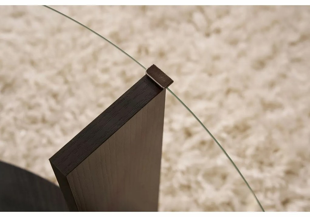 Stolik konferencyjny Clara Wood Black
