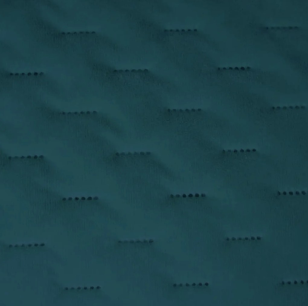 Aksamitna narzuta na łóżko ASTRALIA, turkusowa Rozmiar: 200 x 220 cm