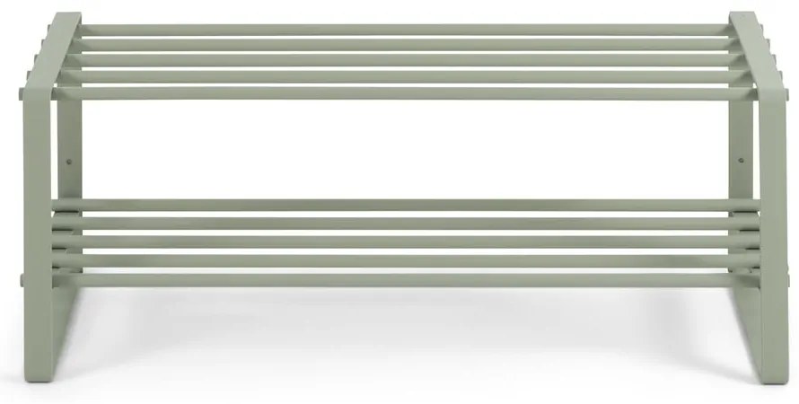 Zielonoszary metalowy regał na buty Rex – Spinder Design