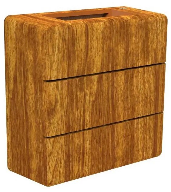 Immax 08523L - Zewnętrzny kinkiet LED LUXLINE 6W/230V 3000K IP54 orzech