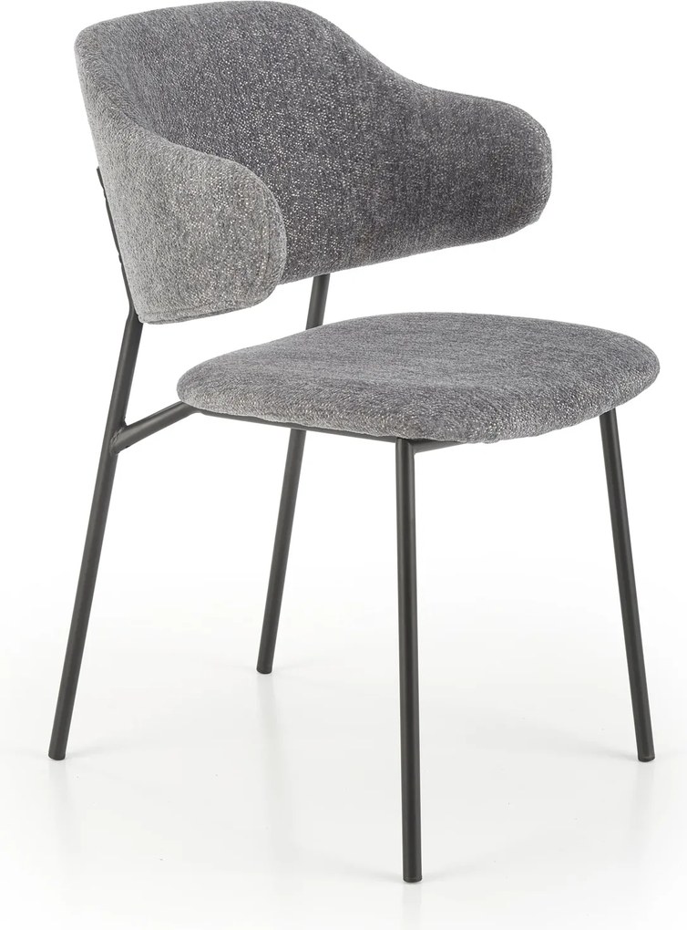 Krzesło do jadalni K497 tapicerowane tkaniną