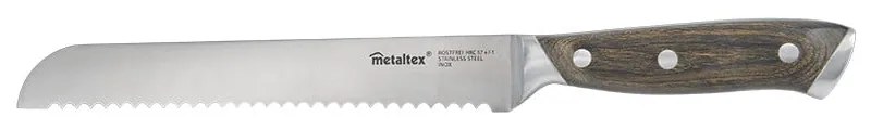 Nóż do pieczywa ze stali nierdzewnej Heritage – Metaltex