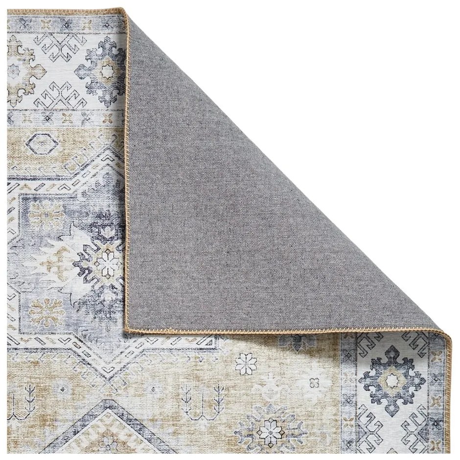 Szaro-beżowy dywan 225x60 cm Topaz – Think Rugs