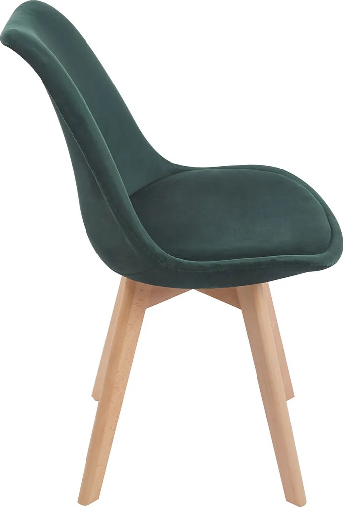 Zestaw 4 Krzese Synk Aksamitne