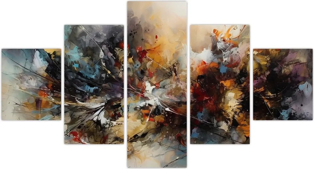 Obraz - Grafika abstrakcyjna (125x70 cm)