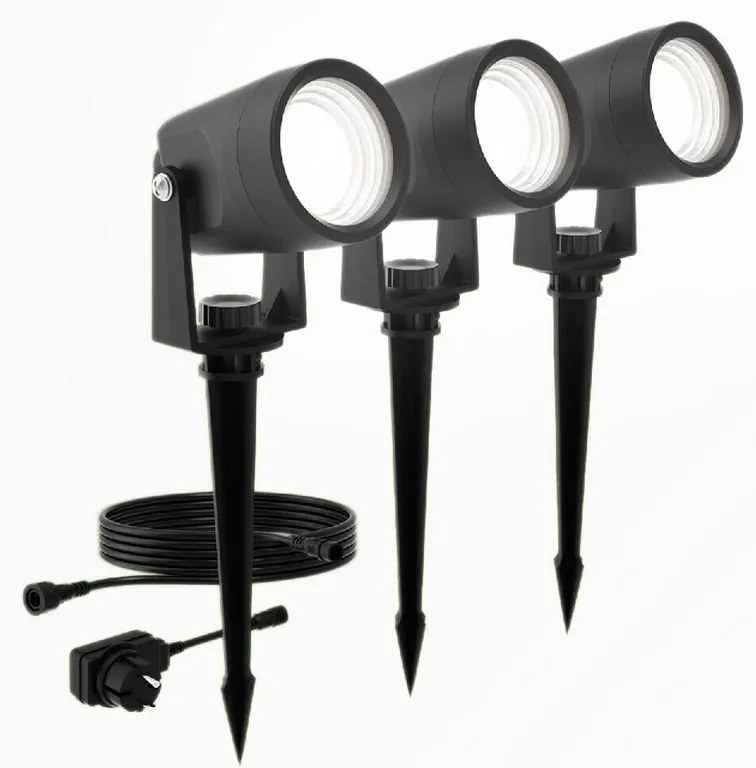 Philips Reuel GardenLink reflektor zewnętrzny LEDLow Voltage 3 szt., 3x1,5 W, 3x180 lm, 2700 K