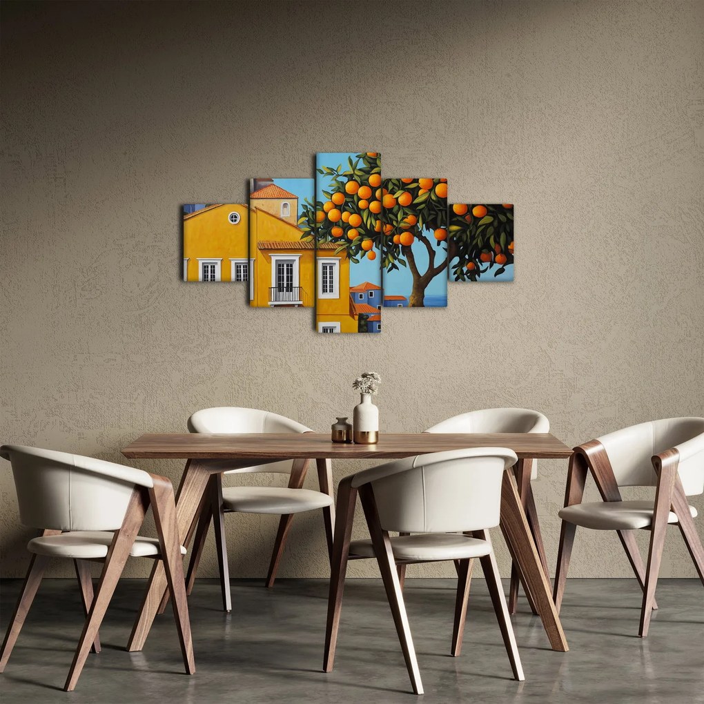 Obraz - Drzewo pomarańczowe (125x70 cm)