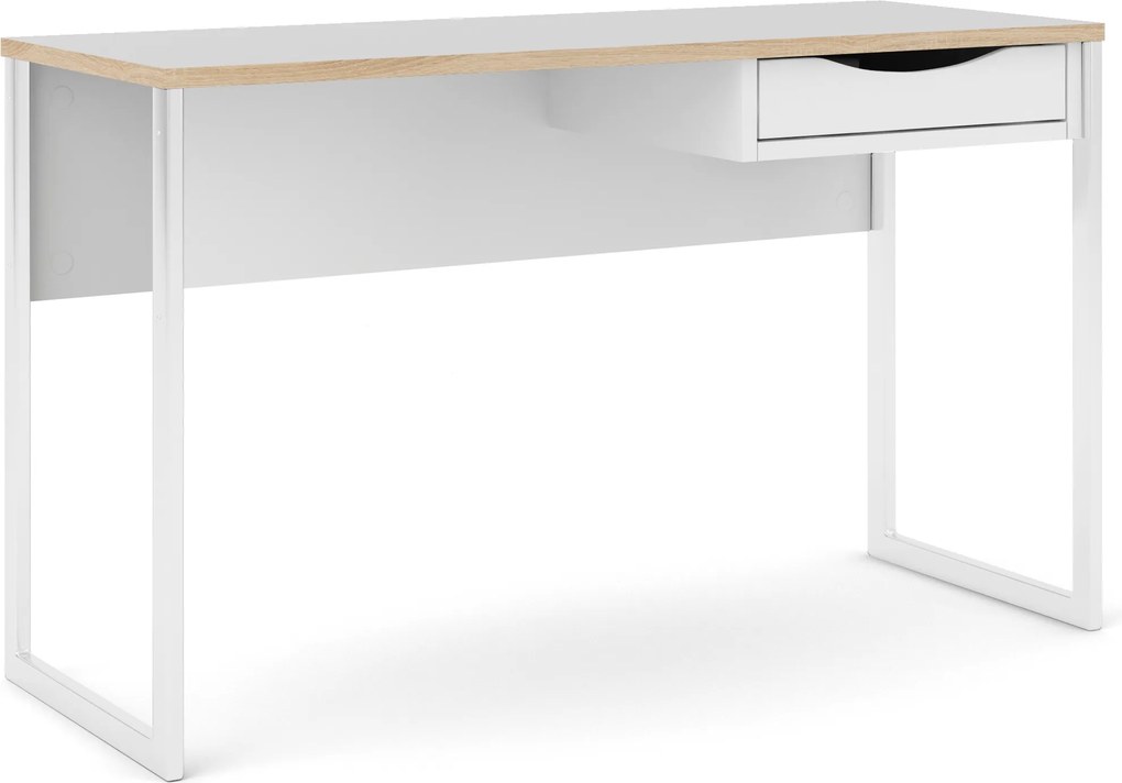 Białe biurko z szufladą Function Plus 1S