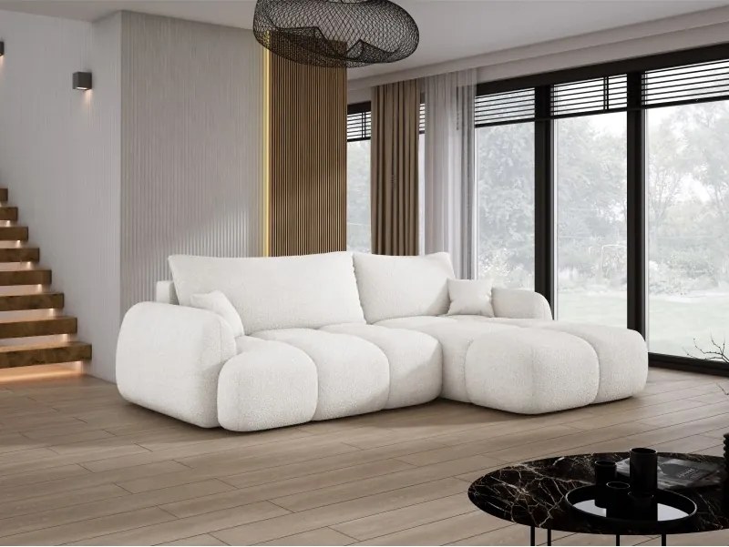 Narożnik COCO WIND z funkcją spania poduszkami i pojemnikiem NOW OR NEVER 01 WERSAL