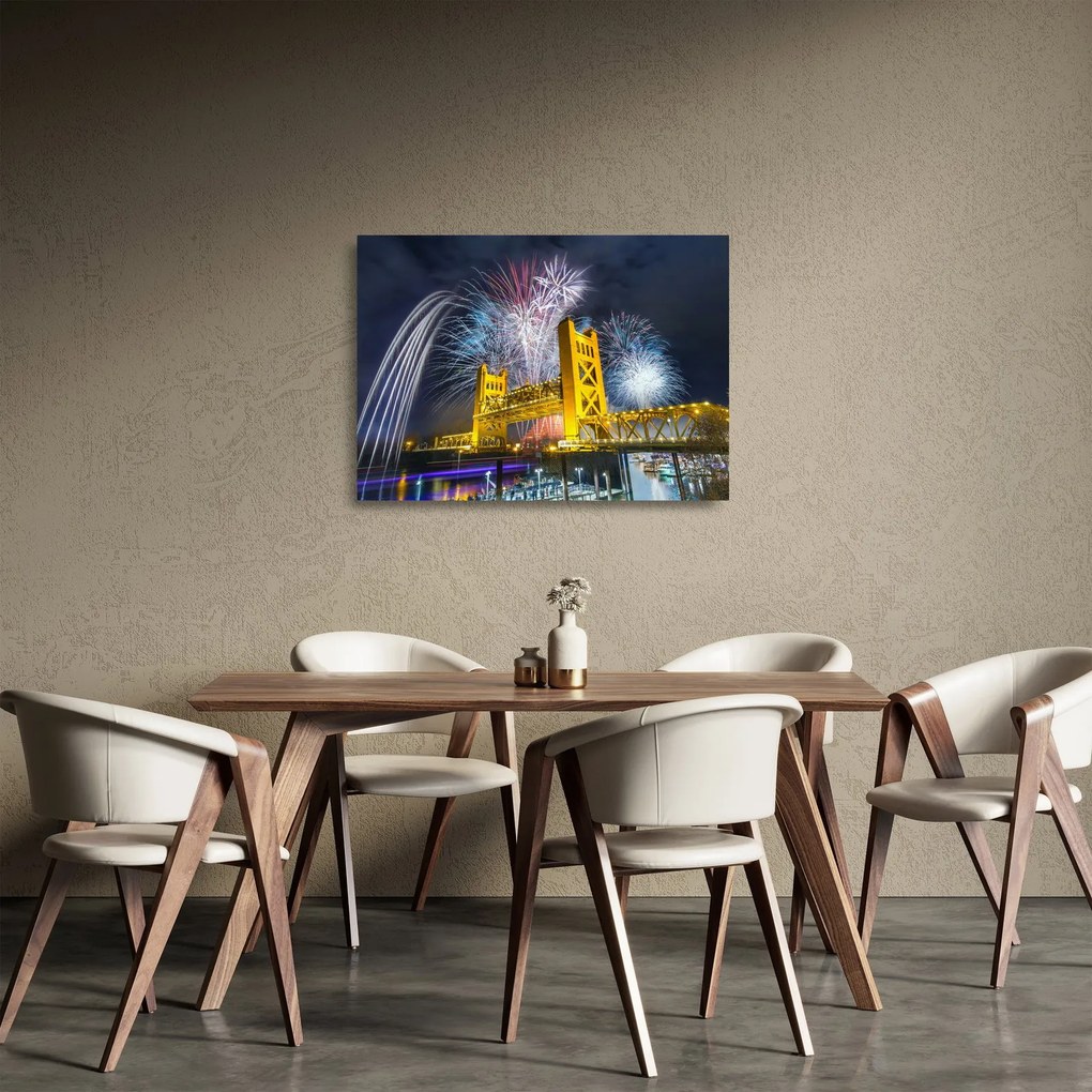 Obraz na szkle - Sylwester (70x50 cm)