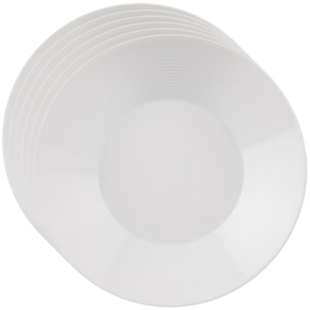 Orion Zestaw porcelanowych talerzy głębokich Monaline 6 szt., 22 cm