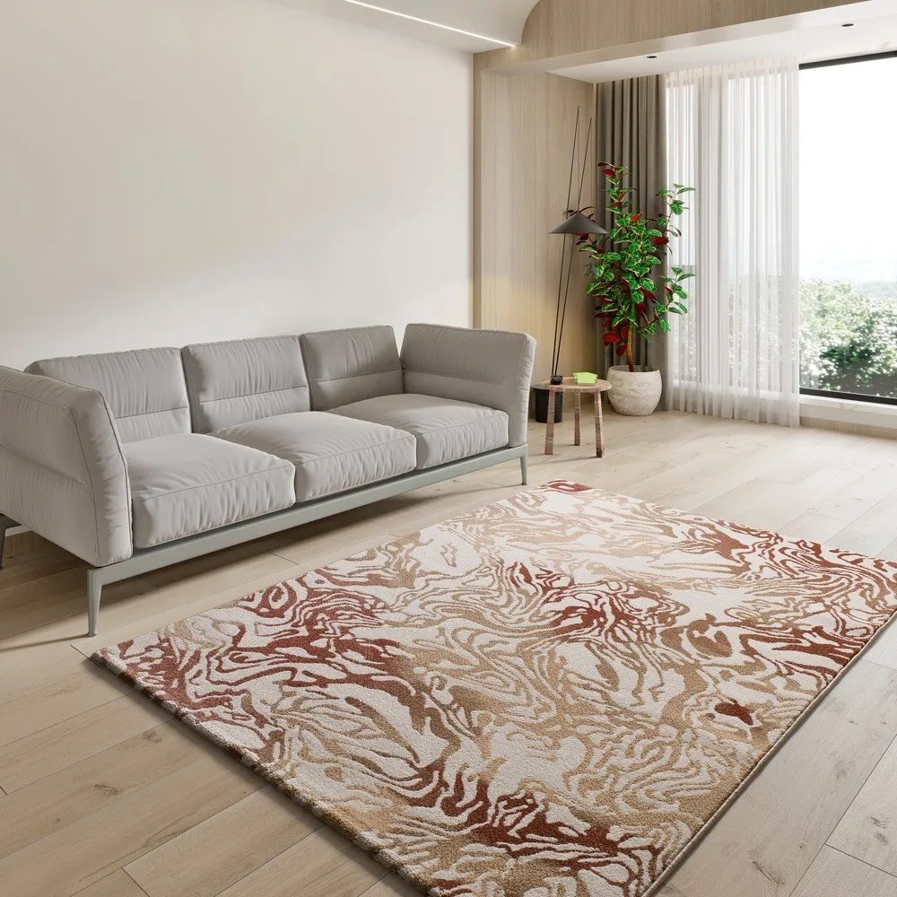 Beżowy/w kolorze terakoty dywan 200x290 cm Astra – Universal