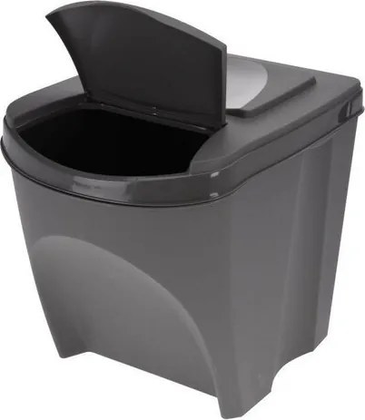 Kosz do segregacji śmieci Sortibox 25 l, 3 szt., szary
