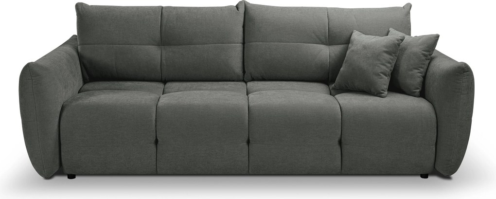 Masseno Sofa MODA z funkcją spania i pojemnikiem na pościel - Szary - WIND 89