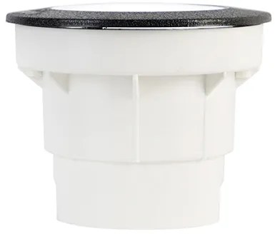 Zewnetrzna Nowoczesny zewnętrzny klosz do wkopania czarny w komplecie z LED IP67 - Ceci Nowoczesny Oswietlenie zewnetrzne