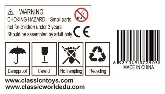 Classic world kolorowe wiaderka 8 szt.