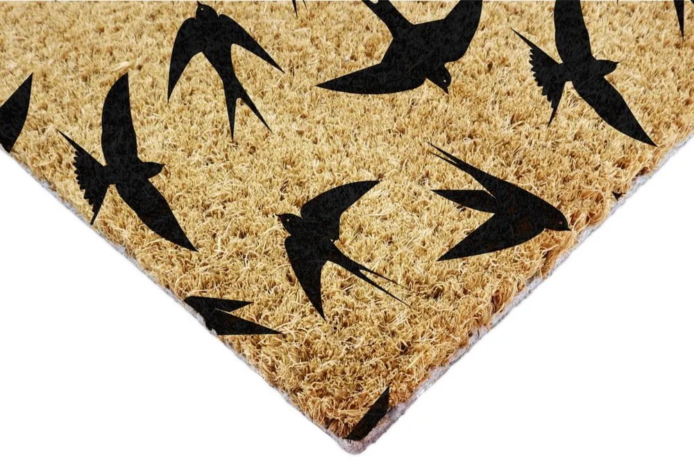 Wycieraczka z włókna kokosowego 40x60 cm Swallows – Artsy Doormats