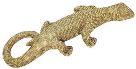 Złota deko figurka "Jaszczurka".
