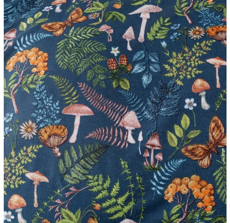 PrzytulneMieszkanie.pl PrzytulneMieszkanie.pl Pościel z mikrowłókna GRZYBY I ROŚLINY kolorowe Rozmiar pościeli: 2 szt 70 x 90 cm | 200 x 220 cm