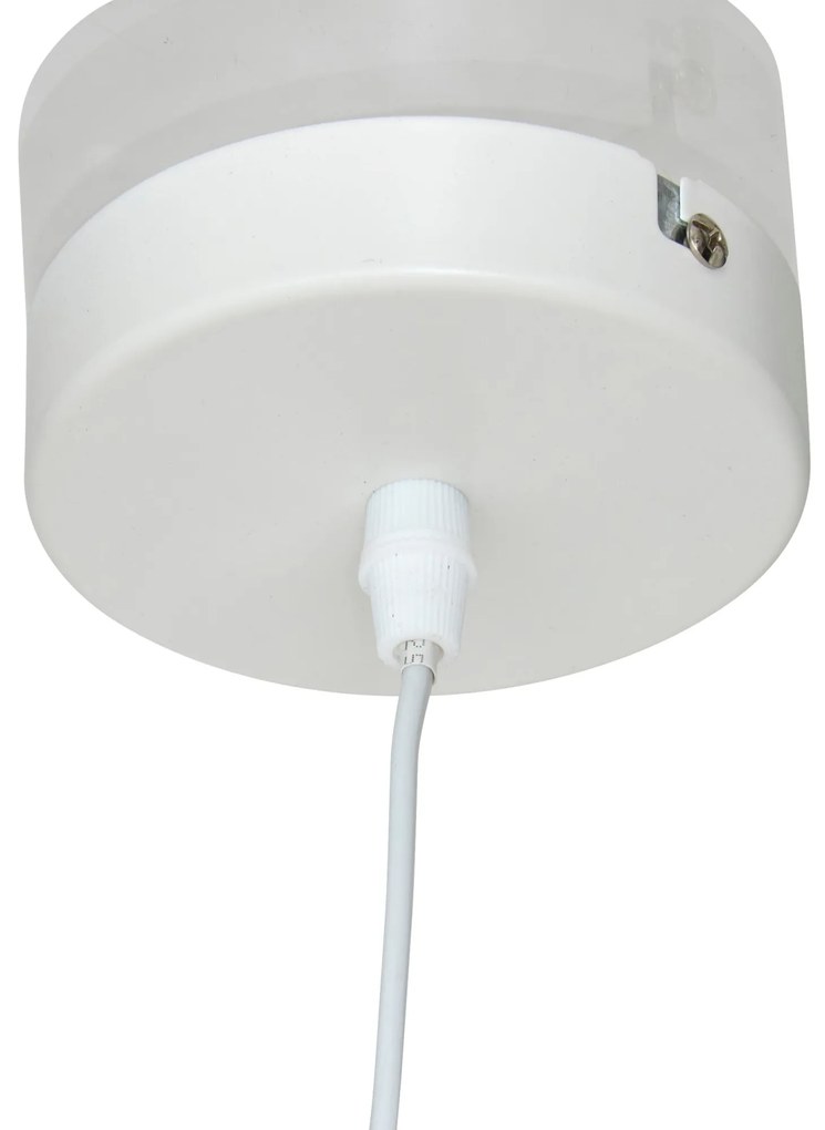 Lampa do pokoju dziecięcego sufitowa TOXEY, miś z uszkami, Ø 28 cm